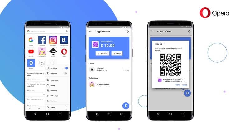 Opera Android’e Kripto Para Cüzdanı Özelliği Geldi
