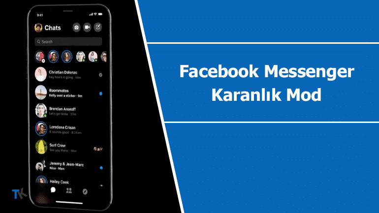 Yeni Güncelleme ile Facebook Messenger Karanlık Mod Aktif Edildi