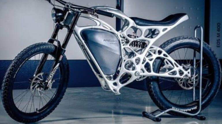 Bu Motosikleti 3D Yazıcı Üretti!