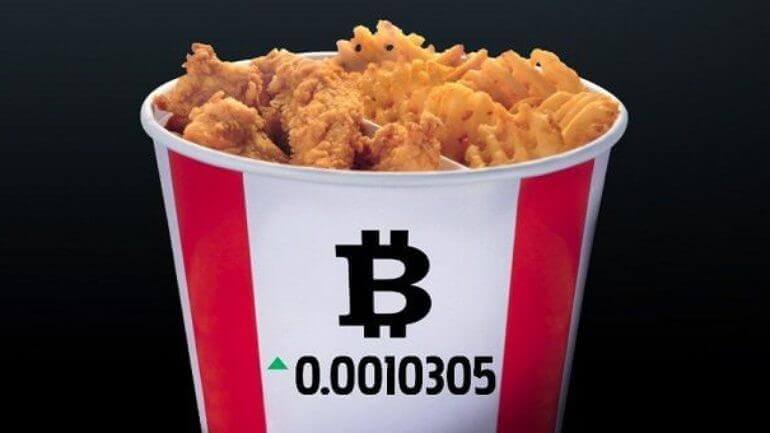 KFC Bitcoin Ödeme Almaya Başladı
