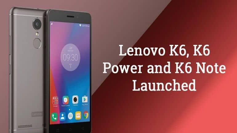 Lenovo K6 Serisine 3 Yeni Akıllı Telefon Daha!