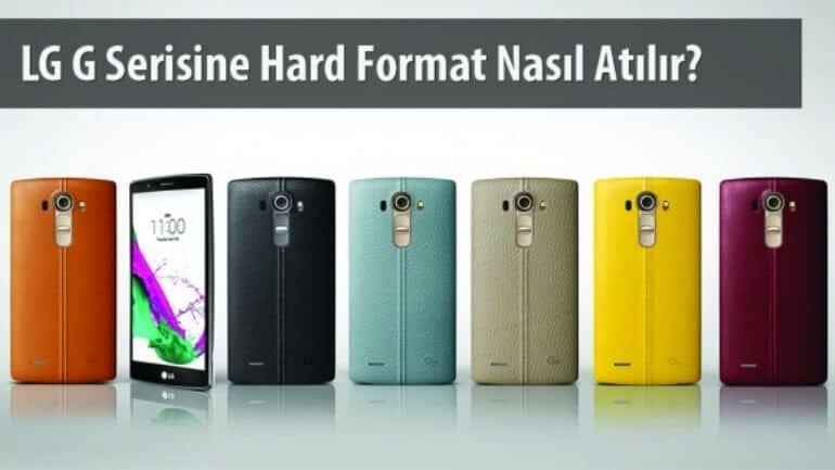 LG G2, G3, G4 Hard Format Atma