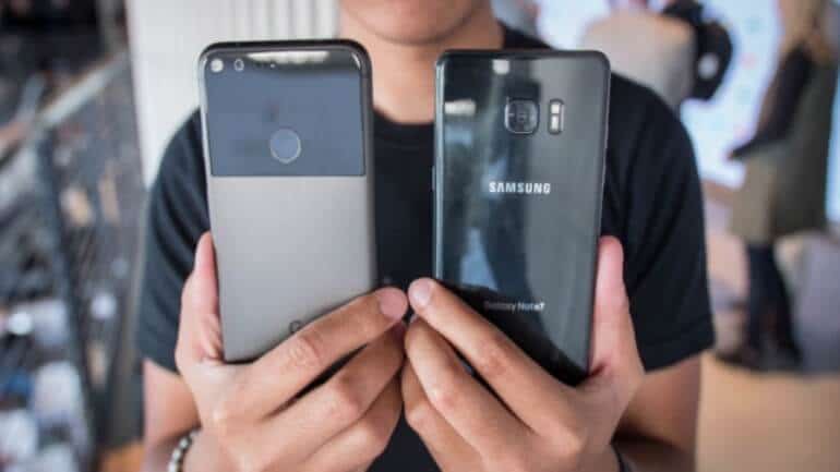 Samsung Galaxy Note 7 ve Google Pixel XL Karşılaştırmada